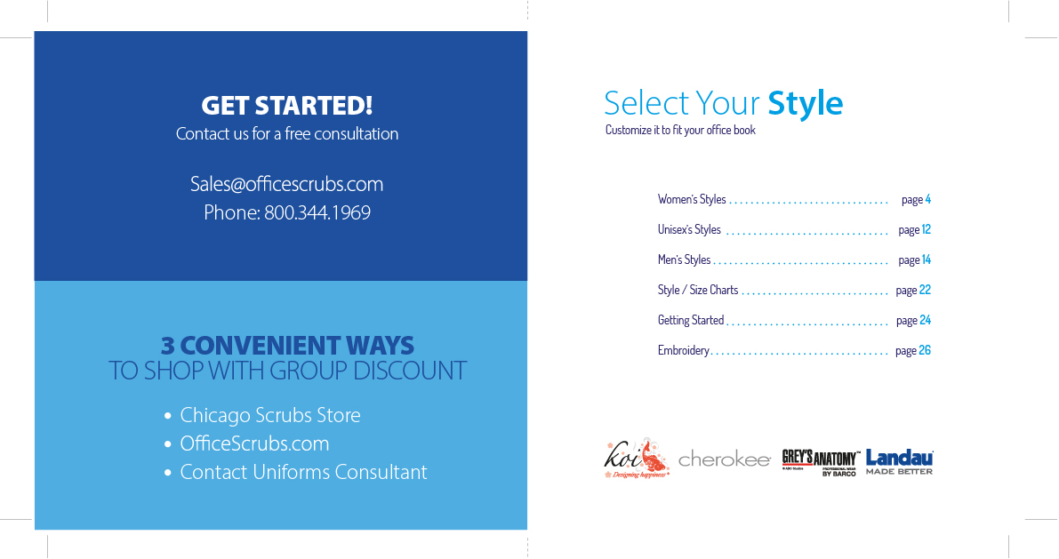 Lab Coat Guide spread page