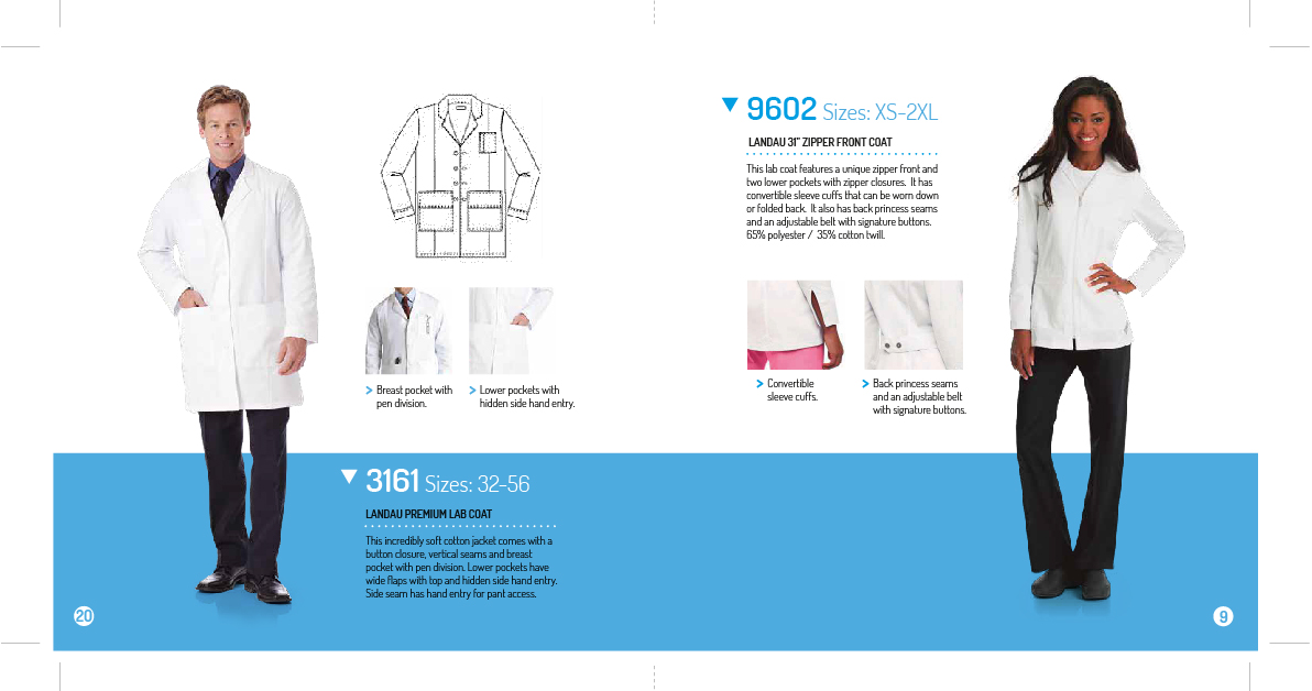 Lab Coat Guide spread page