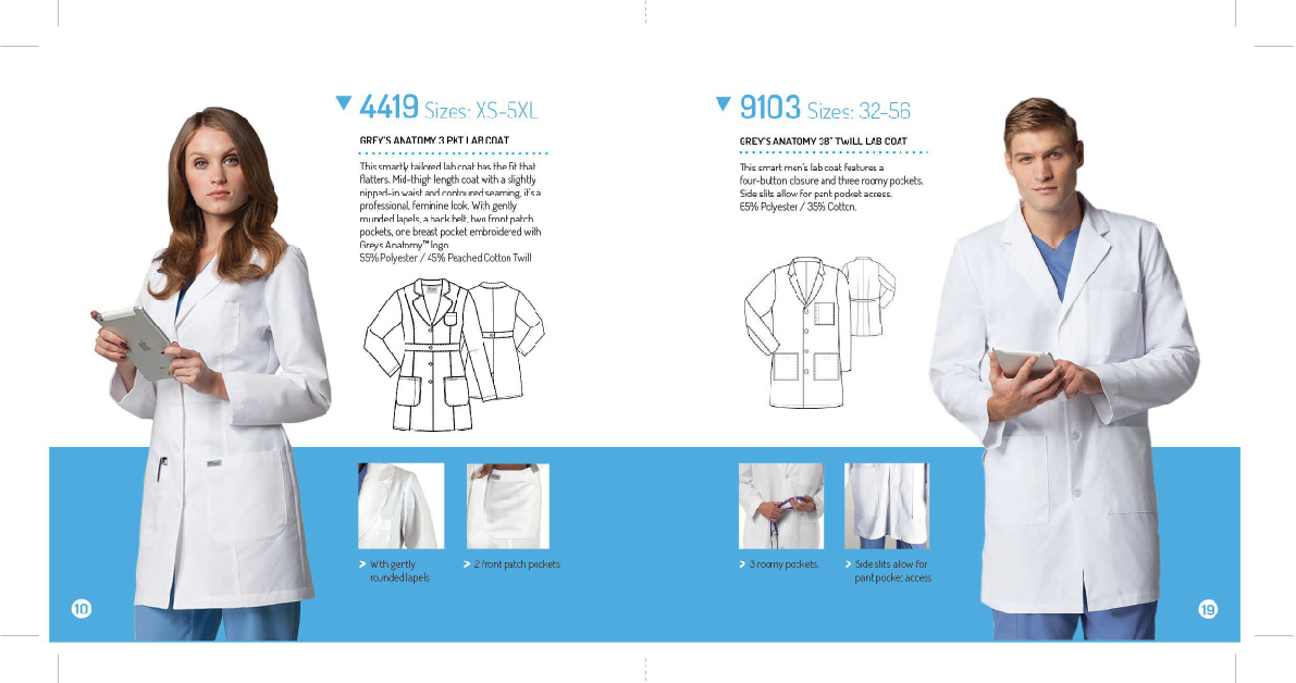 Lab Coat Guide spread page